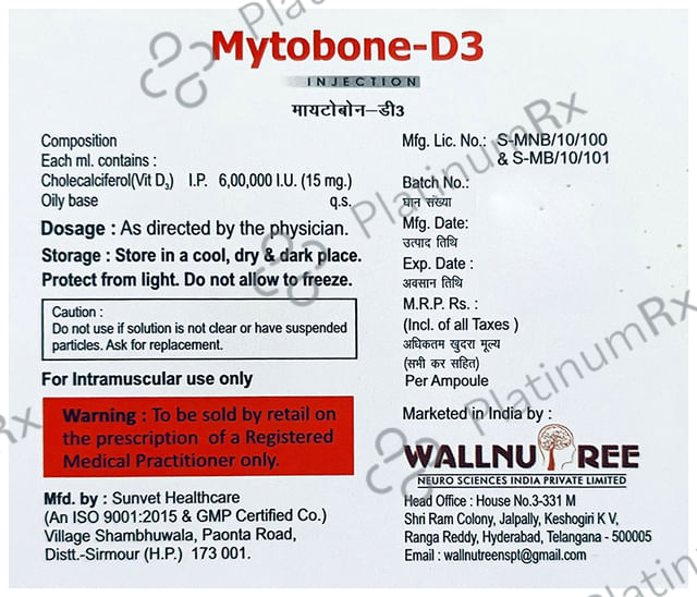 Mytobone D3 Injection