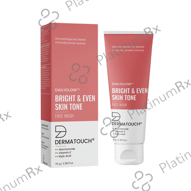 Dermatouch Dailyglow Bright & Even Skin Tone Face Wash 70 gm