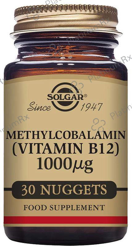Solgar Methylcobalamin 1000mcg Nuggets 30 pellets