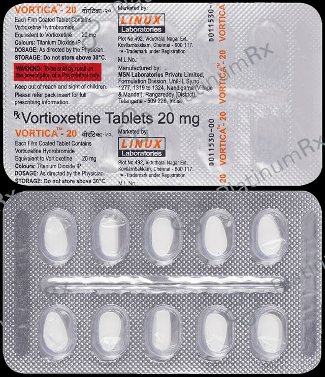 Vortica 20mg Tablet