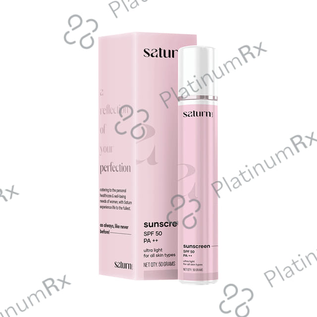 Saturn Sunscreen SPF 50 PA++ Cream 50gm