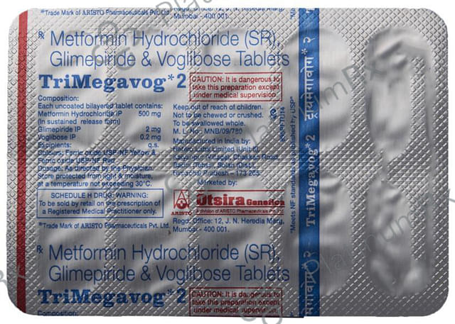 Trimegavog 2 Tablet SR 10 tablets