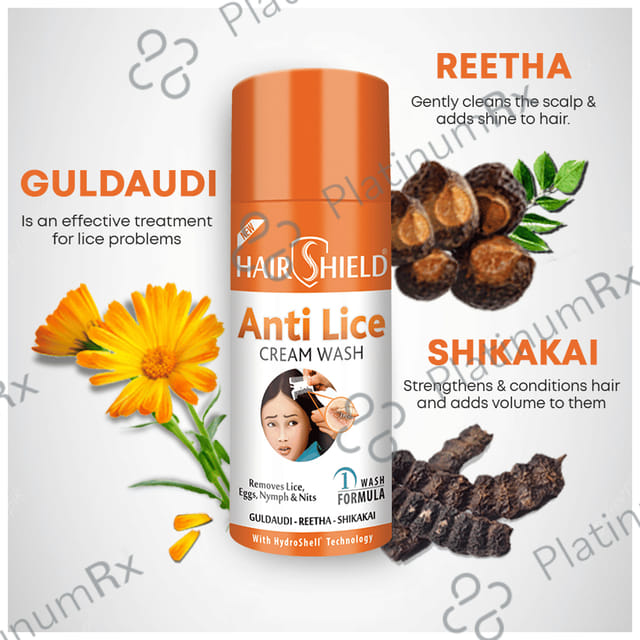 Hairshield Anti Lice Cream Wash 30ml