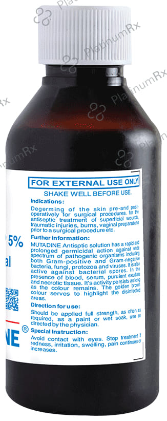 Mutadine 5% Solution 100 Solution