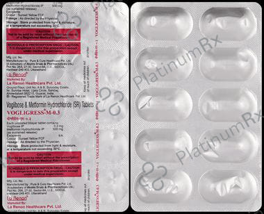 Vogligress M 500/0.3mg Tablet 10S