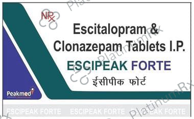 Escipeak Forte 0.5/10mg Tablet 10s