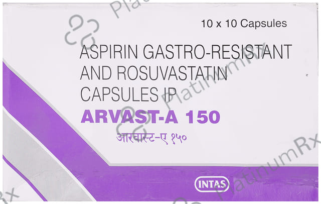 Arvast A 150/10mg Capsule 10s
