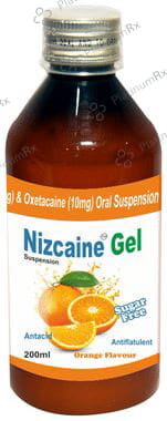Nizcaine Gel Orange Sugar Free