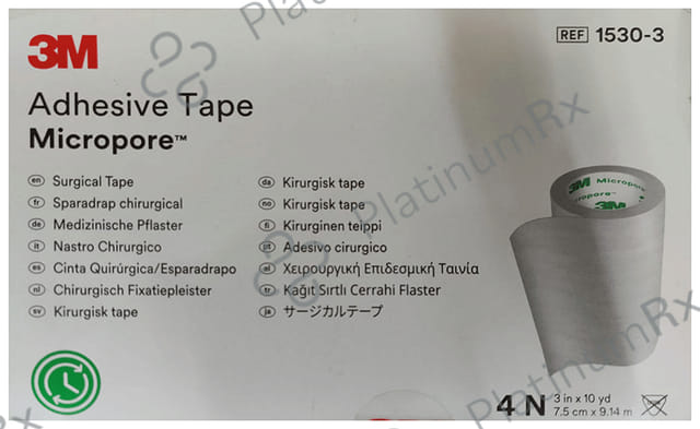 3M 1530-3 Micropore Surgical Tape 7.5cm