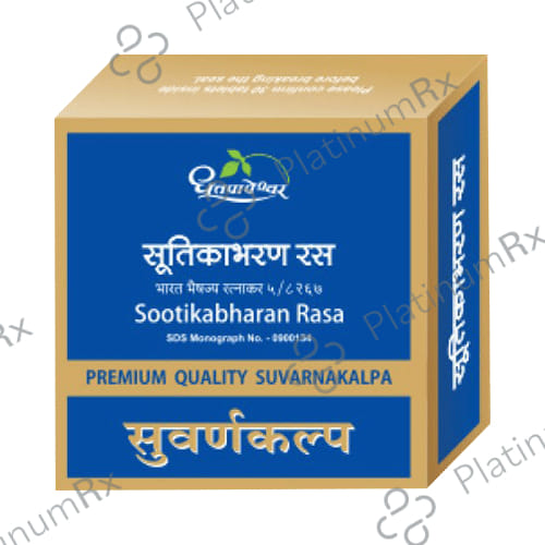 Dhootapapeshwar Sootikabharan Rasa Premium Quality Suvarnakalpa