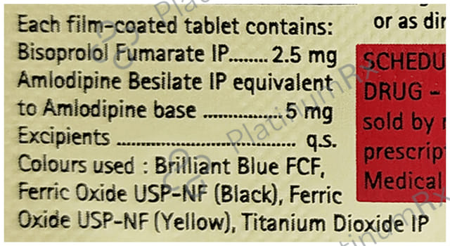 Concor AM 5/2.5mg Tablet 10s