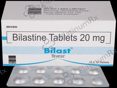 Bilast 20mg Tablet 10s