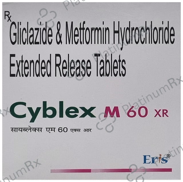 Cyblex M 60/500mg Tablet XR 15s