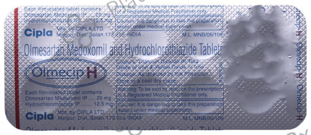 Olmecip H 12.5/20mg Tablet 10s