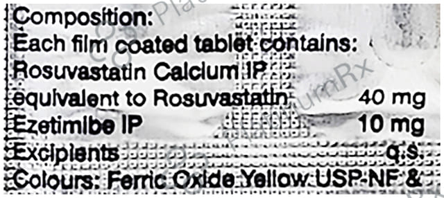 Roseday Ez 10/40mg Tablet 10s
