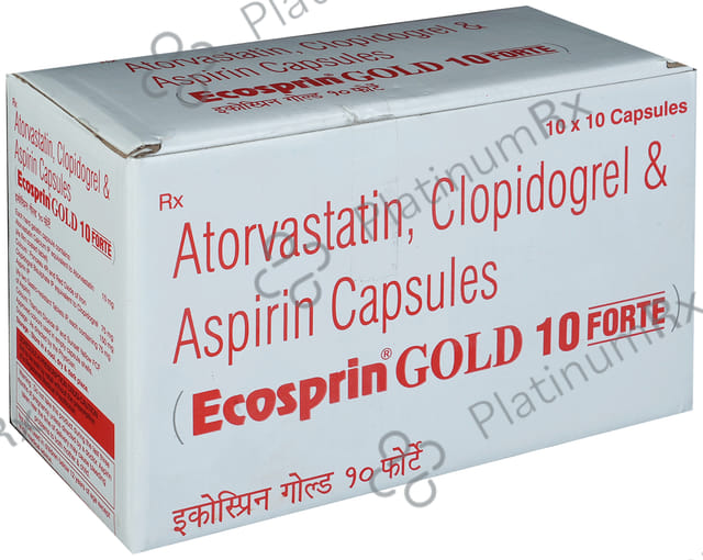 Ecosprin Gold Forte 150/10/75mg Capsule 10s