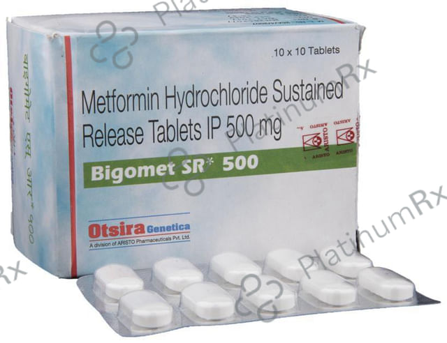 Bigomet SR 500mg Tablet 10s