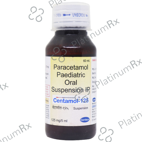 Centamol 125mg Suspension 60ml