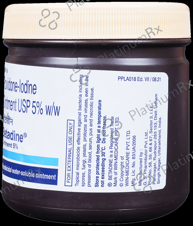 Betadine 5% Ointment 250gm