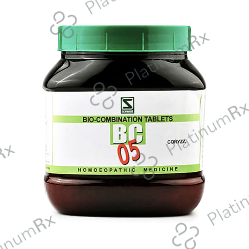 Dr Willmar Schwabe India Bio-Combination 05 (BC 05) Tablet 550 gm