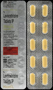 Hicet L 5mg Tablet 10s
