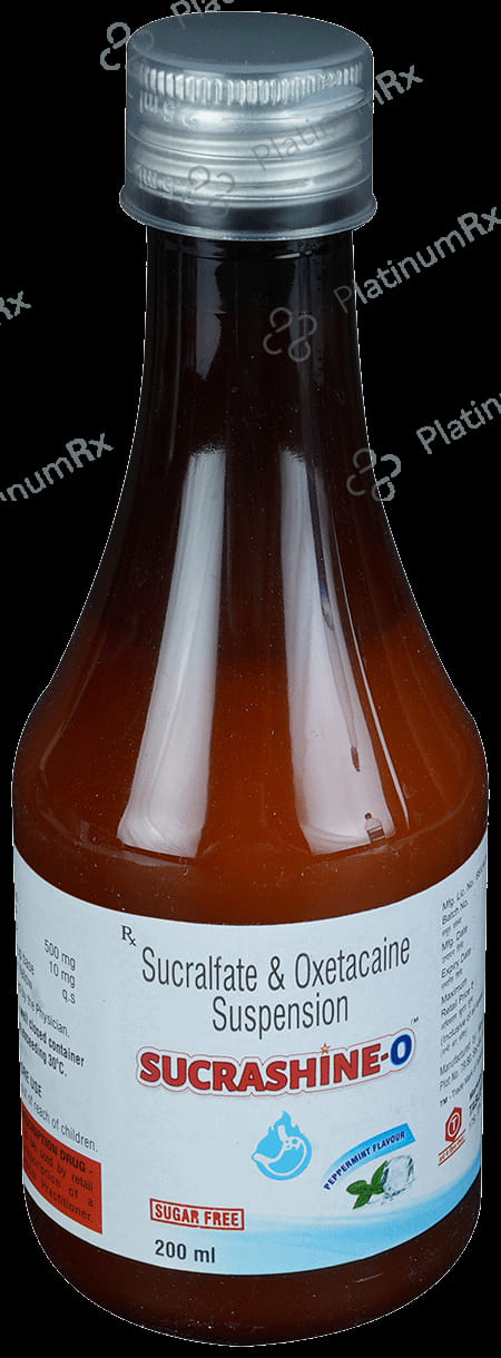Sucrashine O Oral Suspension Peppermint Sugar Free