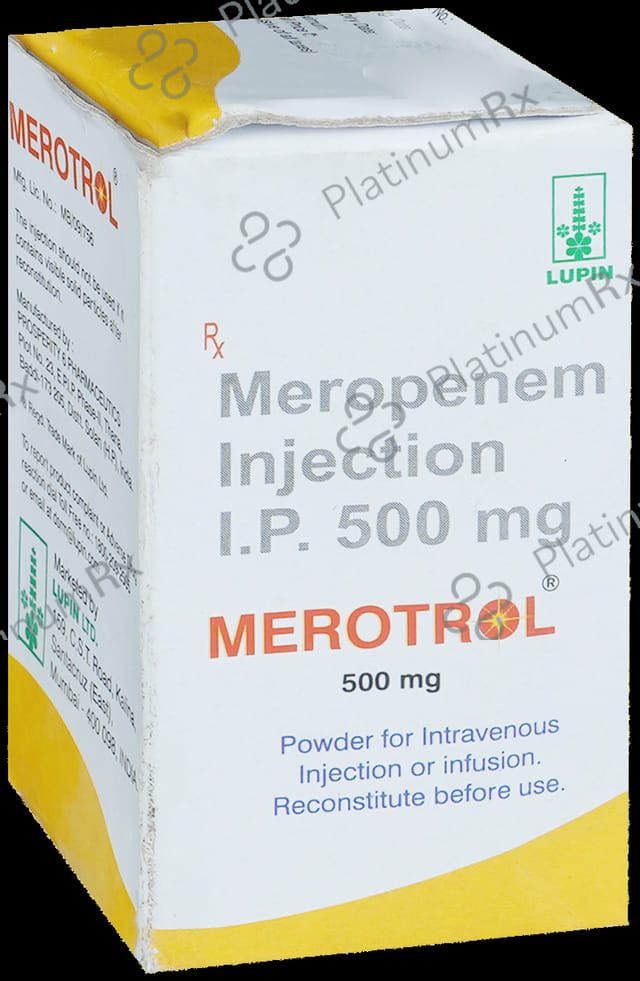 Merotrol 500mg Injection 1s