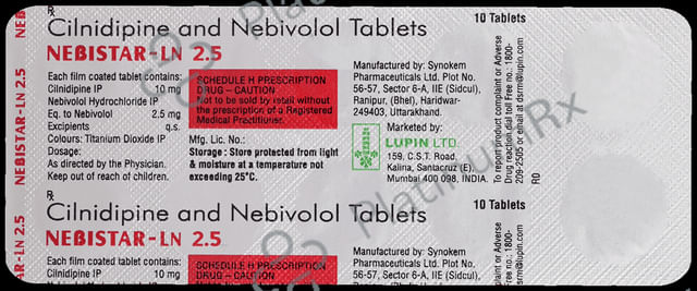Nebistar LN 2.5/10mg Tablet 10s