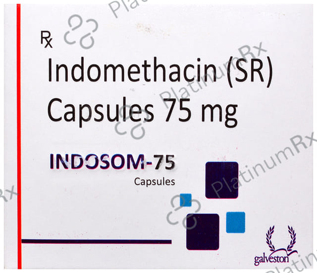 Indosom 75mg Capsule SR 10s