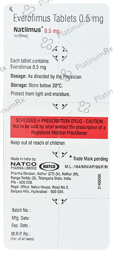 Natlimus 0.5mg Tablet
