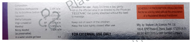 Telenac Gel 30gm
