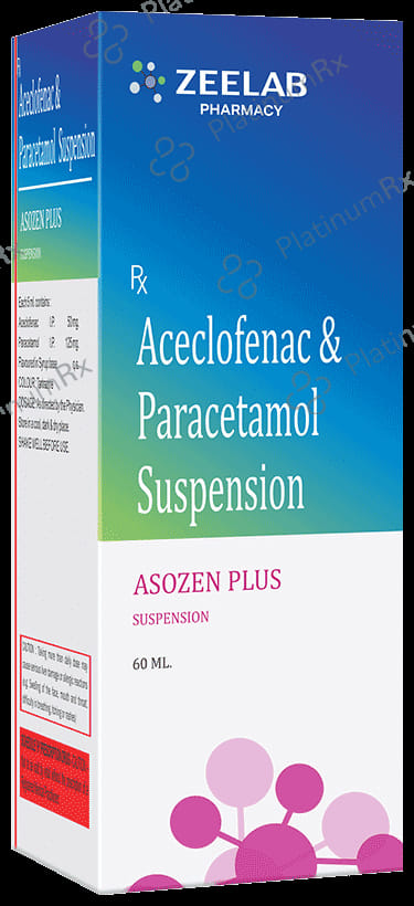 Asozen Plus 50/125mg Oral Suspension 60ml