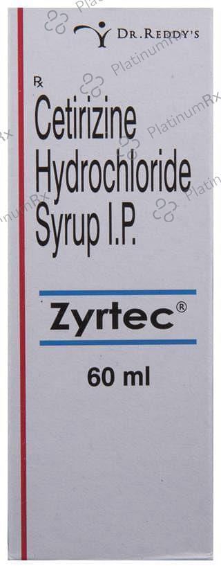 Zyrtec 5mg Syrup 60ml
