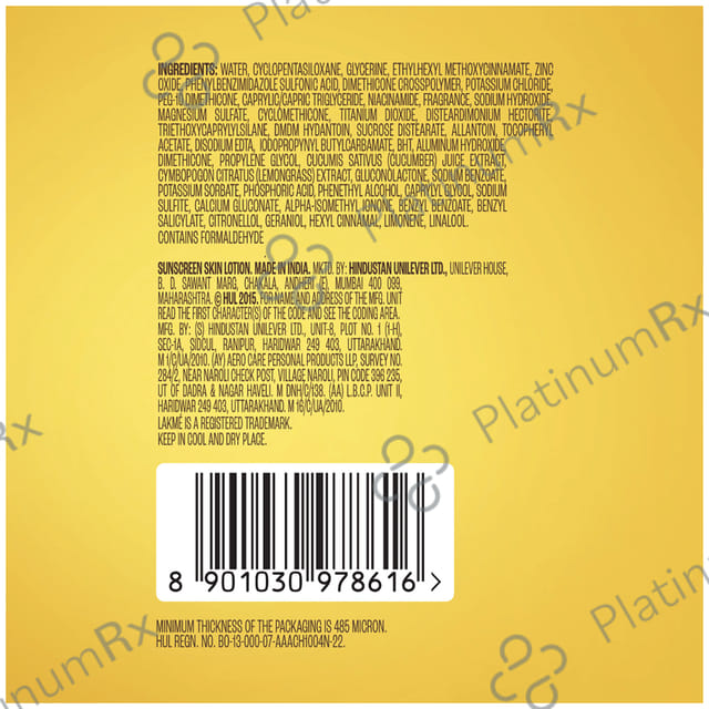 Lakme Sun Expert Ultramatte SPF 50 PA+++ Lotion 100ml