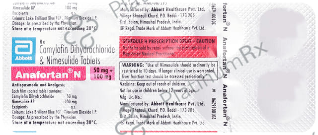Anafortan N 100/50mg Tablet 10s