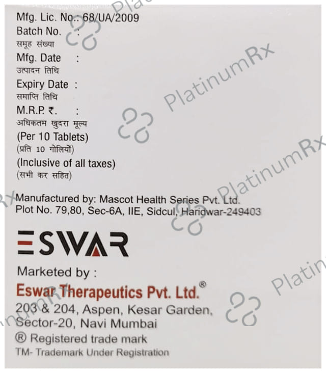 Sitarite MP 1000 Tablet SR 10s