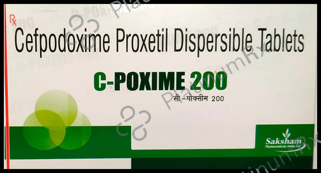 C Poxime 200mg Tablet DT 10s