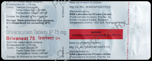 Brivanext 75mg Tablet