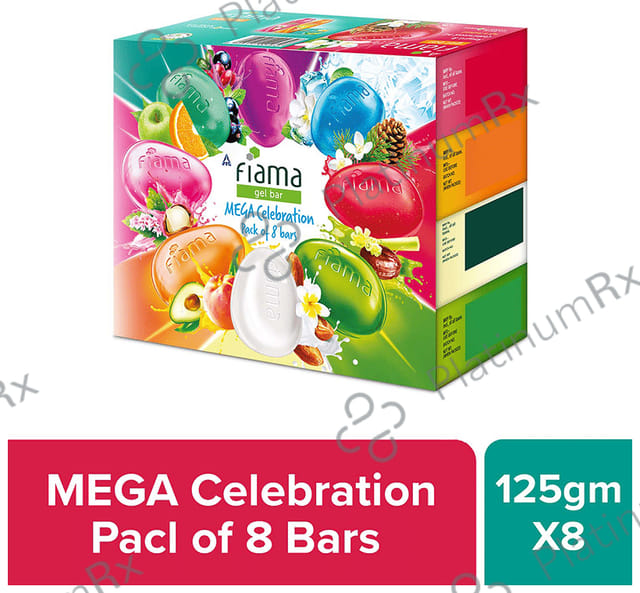 Fiama Gel Bar (125gm Each) Mega Celebration