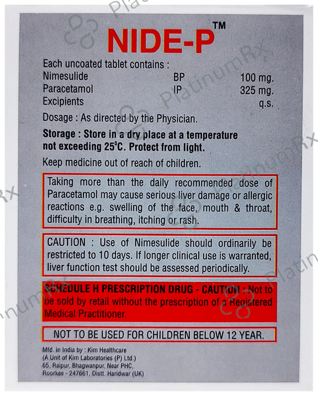 Nide P Tablet