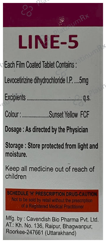 Line 5mg Tablet 10s