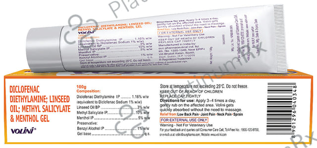 Volini Pain Relief Gel 100gm