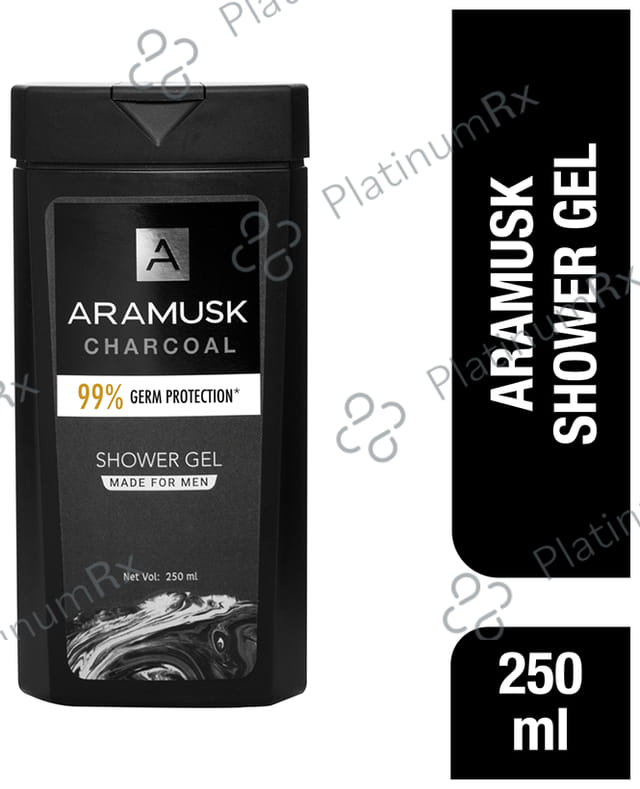 Aramusk Charcoal 99% Germ Protection Shower Gel