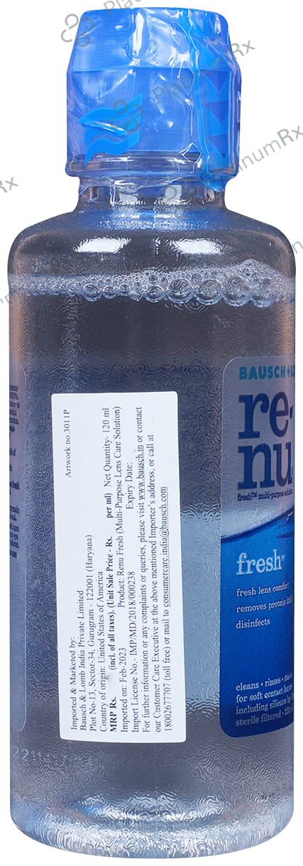 Renu Fresh Lens Cleansing Solution 120ml