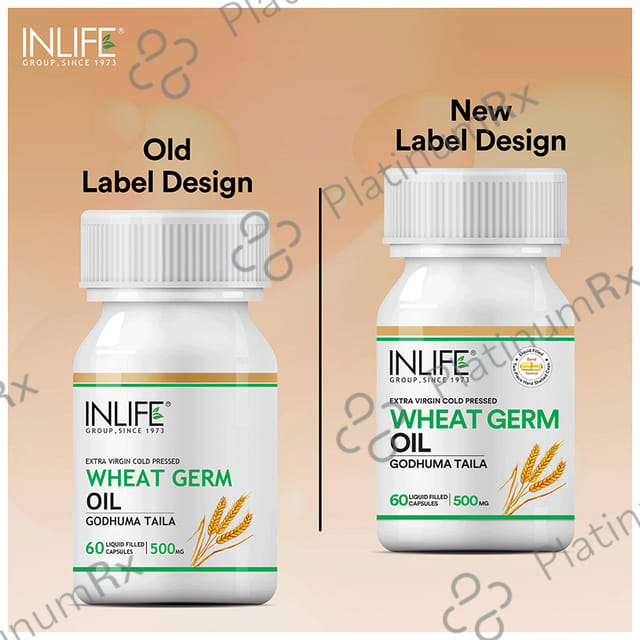Inlife Wheat Germ Oil 500mg Capsule
