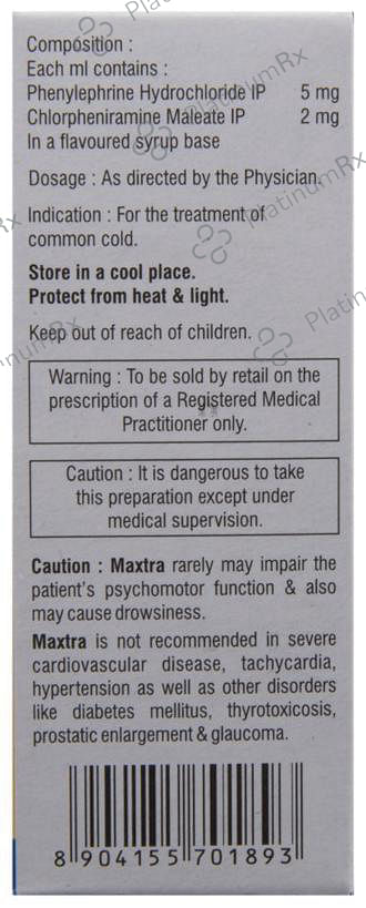 Maxtra 2/5mg Oral Drops 15ml