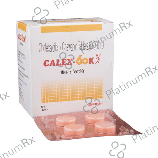 Calex 60K Chewable Tablet 1s