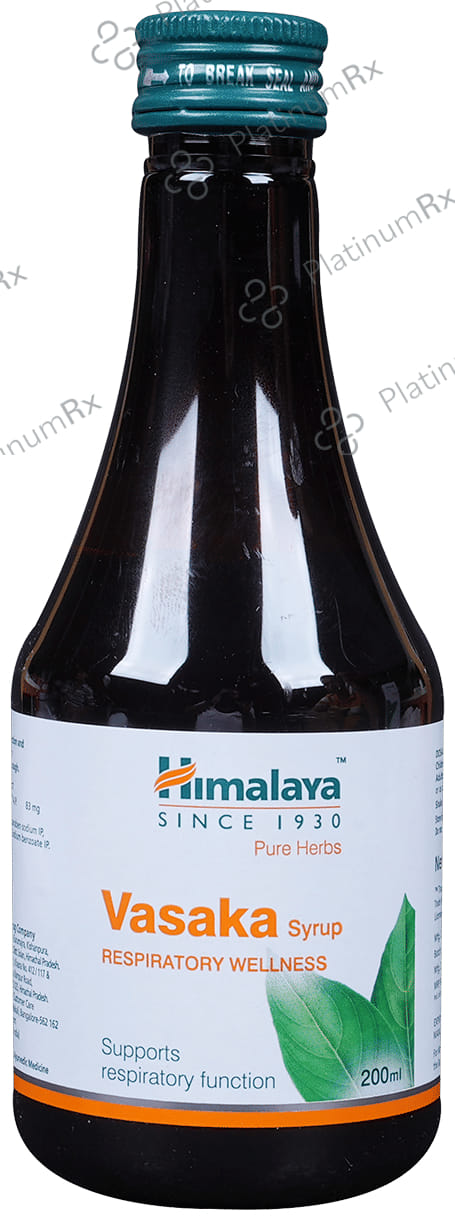 Himalaya Wellness Pure Herbs Vasaka Respiratory Wellness Syrup 200ml