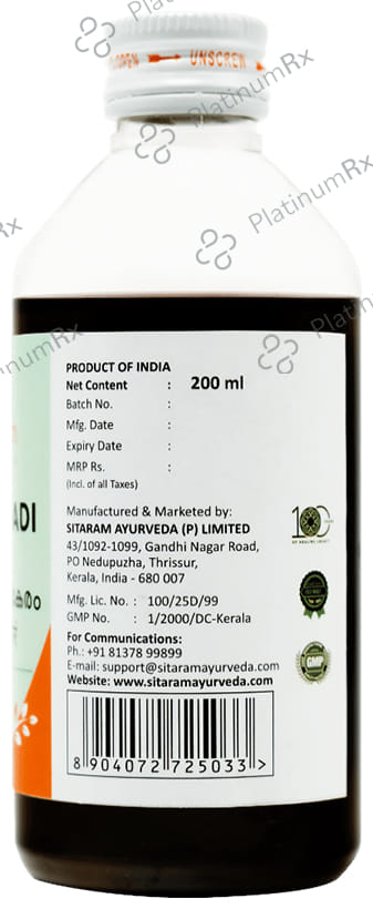 Sitaram Ayurveda Gopatmajadi Keram