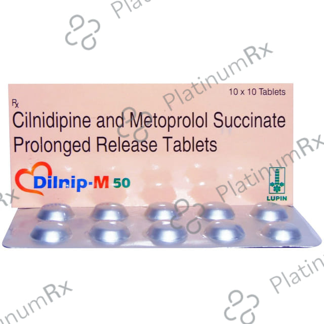 Dilnip M 25/10mg Tablet 10s
